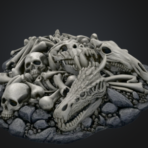 "Pile of Bones" – Décor Warhammer 28mm