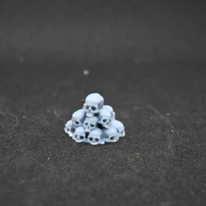 Tas de crânes en résine – Décors / Objectif Wargame 28mm (Non peint)